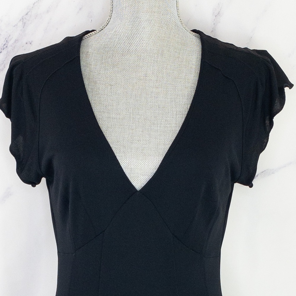 Moschino Cheap and Chic | V-Neck Pleated Dress - Picture 11 of 12